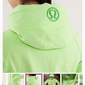 Lululemon light neon color jacket